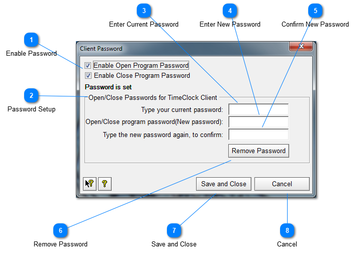 Change Client Password