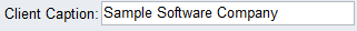 14. Client Caption
