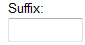 5. Suffix